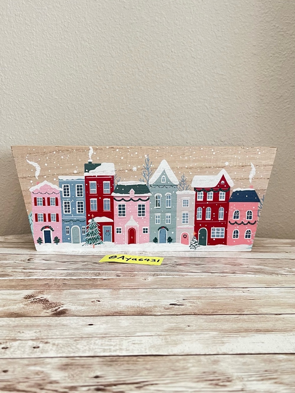 Target Bullseye Wood Carte-Village🎀